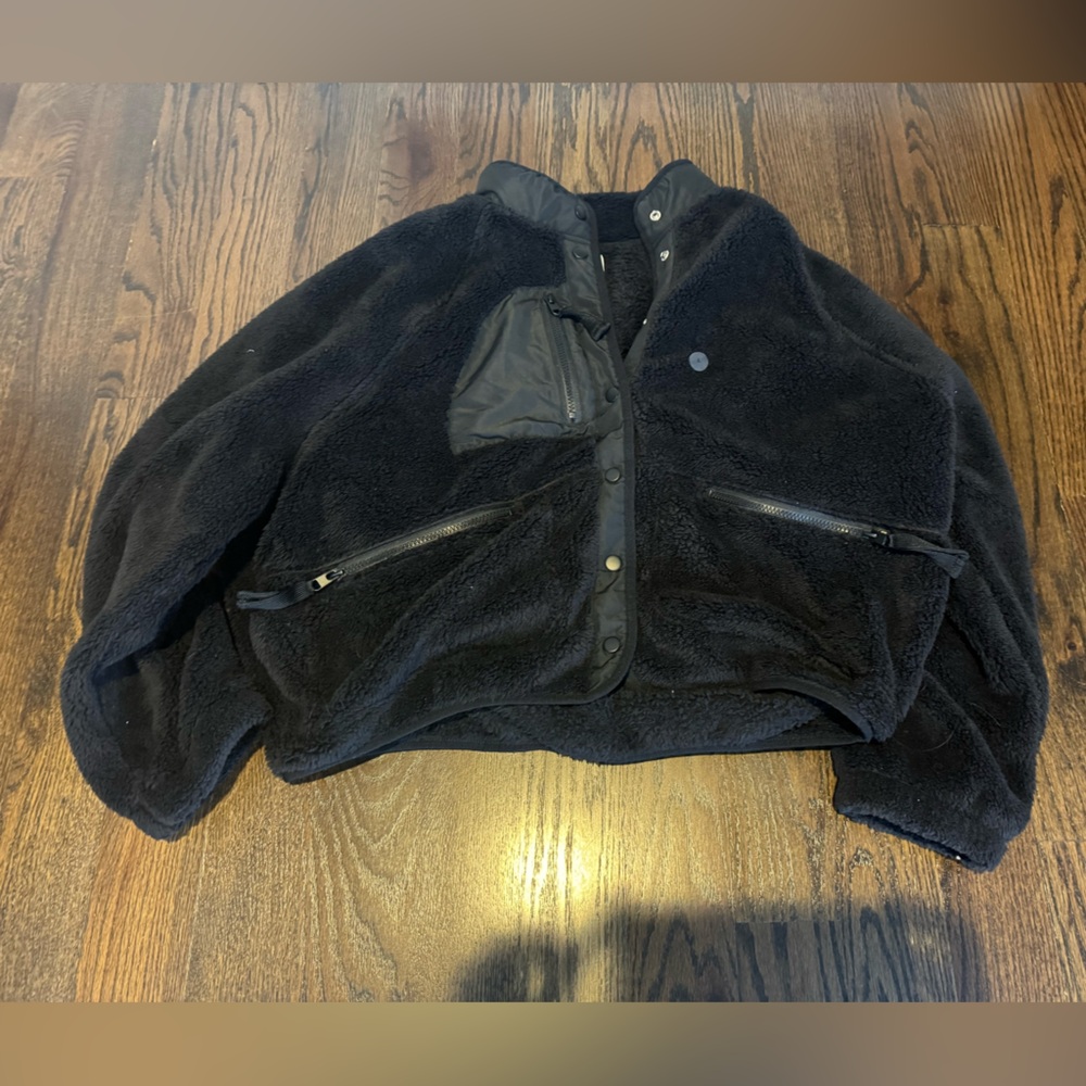 Aeropostale fleece coat large NWT